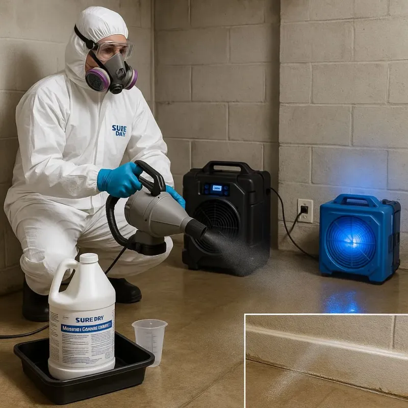 Sanitization and Odor Removal process in Guilford, CT